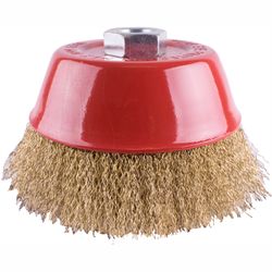 Wire Cup Brush Crimped 125mmxm14 Bulk